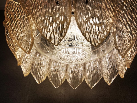 Image 1 of Vintage ijsglas hanglamp