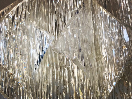 Image 1 of Vintage ijsglas hanglamp