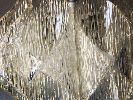 Image 1 of Vintage ijsglas hanglamp