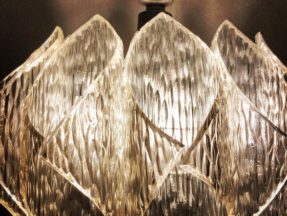 Image 1 of Vintage ijsglas hanglamp