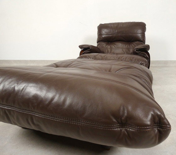 Image 1 of Ligne Roset Marsala set - brown leather