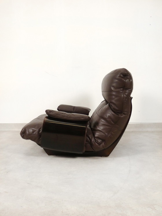 Image 1 of Ligne Roset Marsala set - brown leather