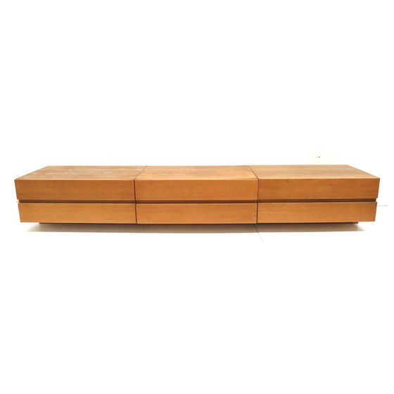 Image 1 of Vintage laag dressoir met lades uit de jaren '70