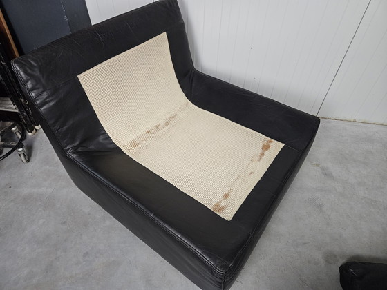 Image 1 of Italiaanse fauteuil Zanotta leer