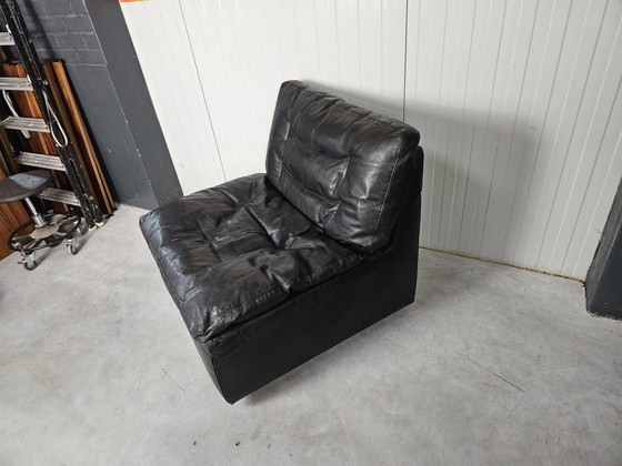 Image 1 of Italiaanse fauteuil Zanotta leer