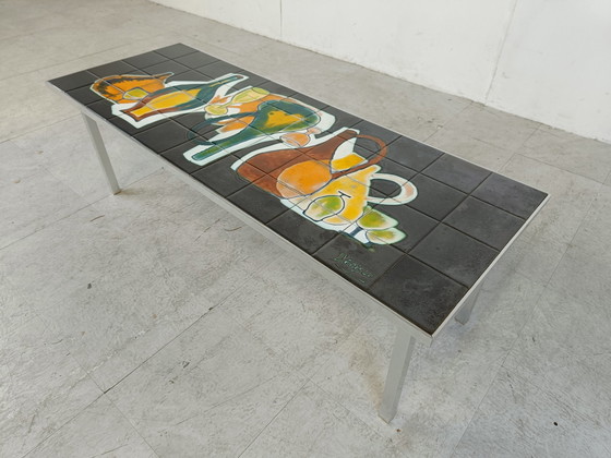 Image 1 of Vintage keramische salontafel