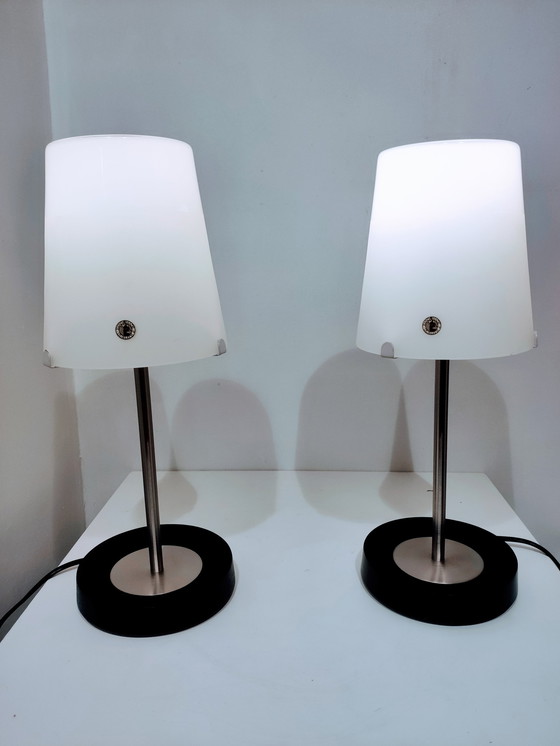 Image 1 of 2x Vintage Wiebke Braasch tafellampen