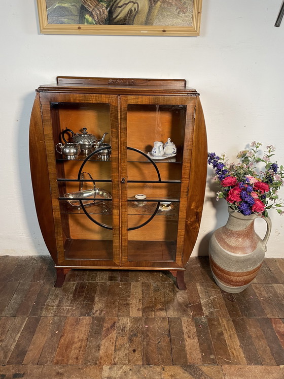 Image 1 of Art Deco Vintage Display cabinet