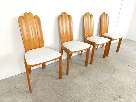 Image 1 of Set van 4 Scandinavische eetkamerstoelen van Vamdrup Stolefabrik, jaren 60