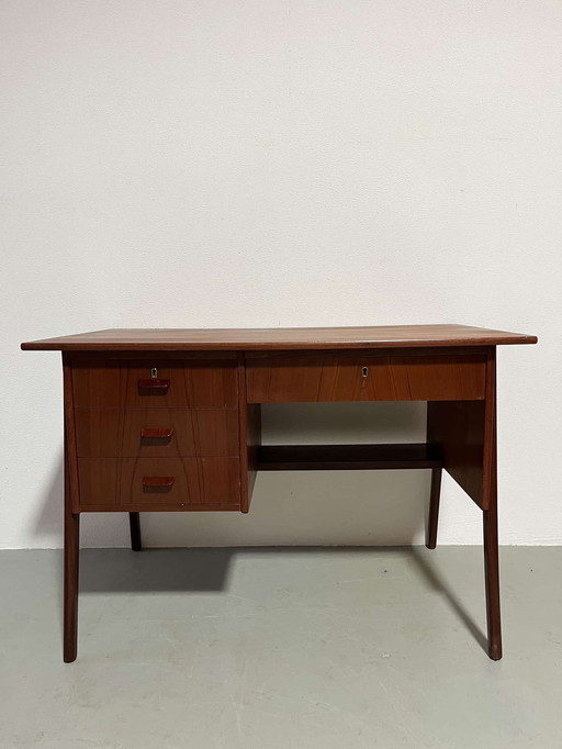 Vintage Deens bureau teak