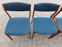 4x Deense eetkamer stoelen