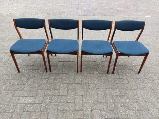 4x Deense eetkamer stoelen