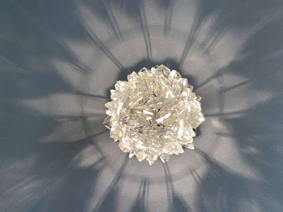 Image 1 of Vintage kristallen druiventros lamp