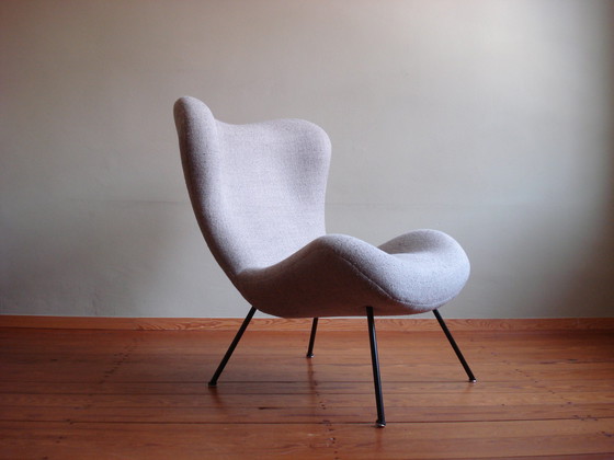 Image 1 of Madame Chair van Fritz Neth voor Correcta, jaren 50, New bekleding