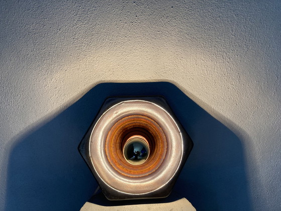 Image 1 of Vintage keramiek wand/plafondlamp