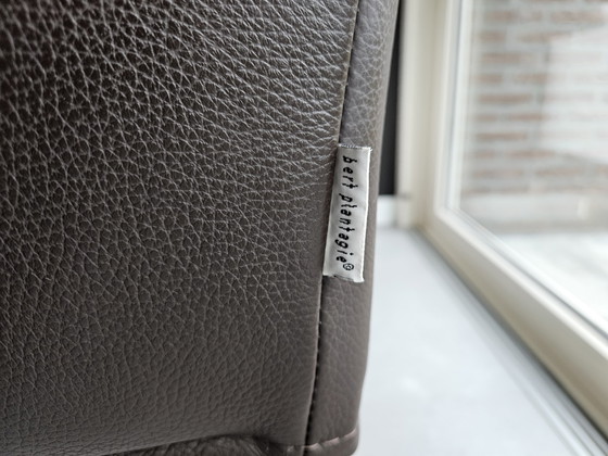 Image 1 of 6x Bert Plantagie leren stoelen, Vintage eetkamertafel en salontafel