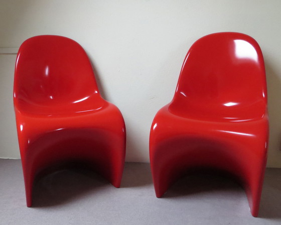 Image 1 of 2x Vitra - Verner Panton chairs