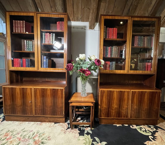 Image 1 of Mid Century Retro Vintage Palissander Wandmeubel