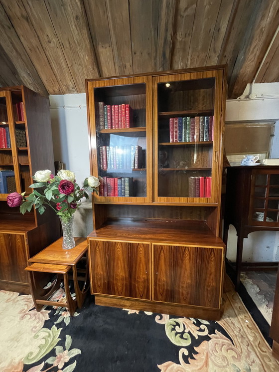 Image 1 of Mid Century Retro Vintage Palissander Wandmeubel