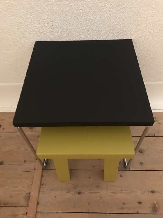 Image 1 of Vintage bijzettafel