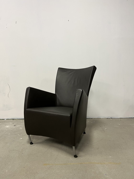 Image 1 of Montis Windy fauteuil bruin leer