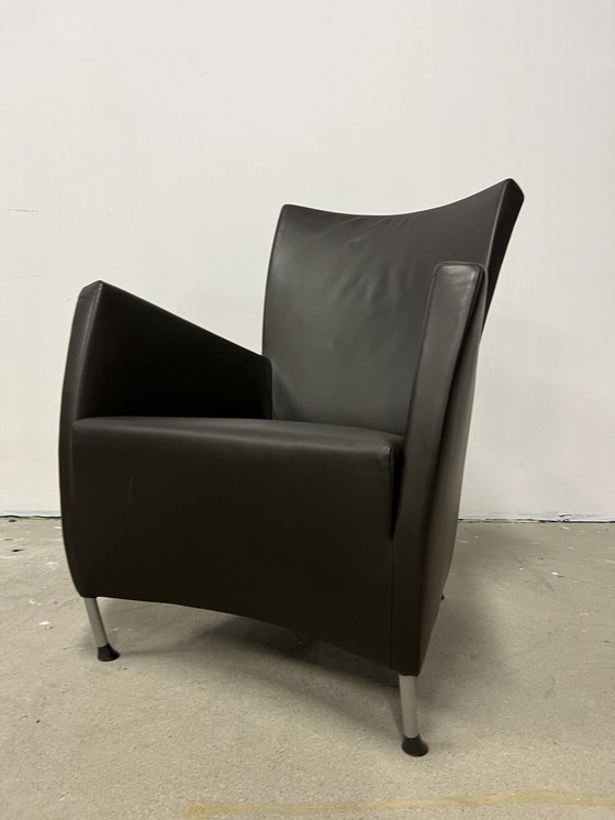 Image 1 of Montis Windy fauteuil bruin leer