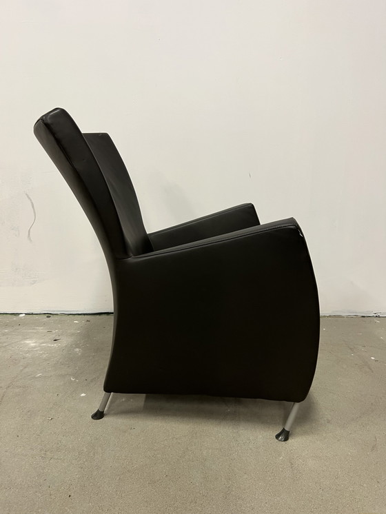 Image 1 of Montis Windy fauteuil bruin leer