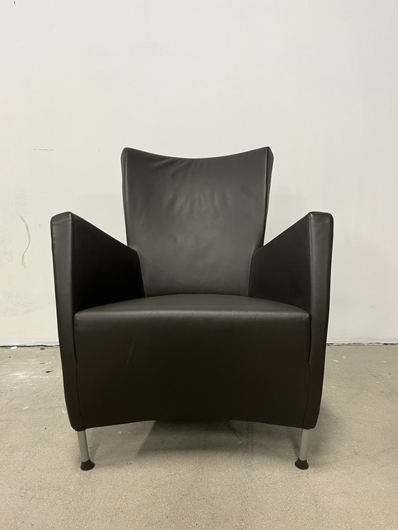 Image 1 of Montis Windy fauteuil bruin leer