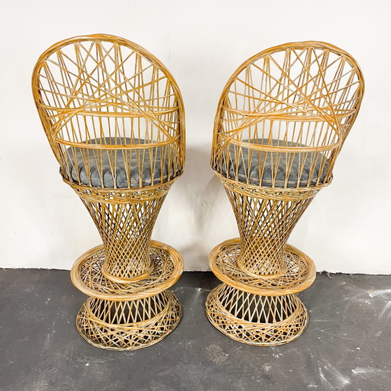 Image 1 of 2x Russel Woodard vintage barkruk