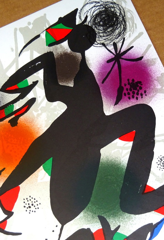 Image 1 of Joan Miro - Originele lithografie IV - Litografo (Band III) 1978 , Mourlot 1116