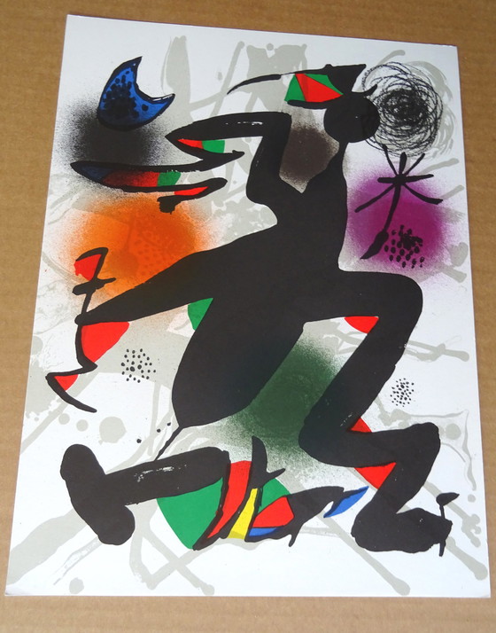 Image 1 of Joan Miro - Originele lithografie IV - Litografo (Band III) 1978 , Mourlot 1116