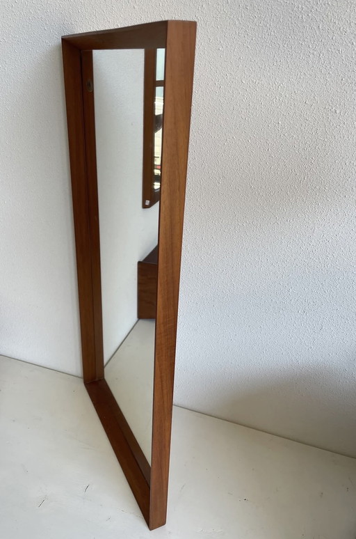 Vintage spiegel teak