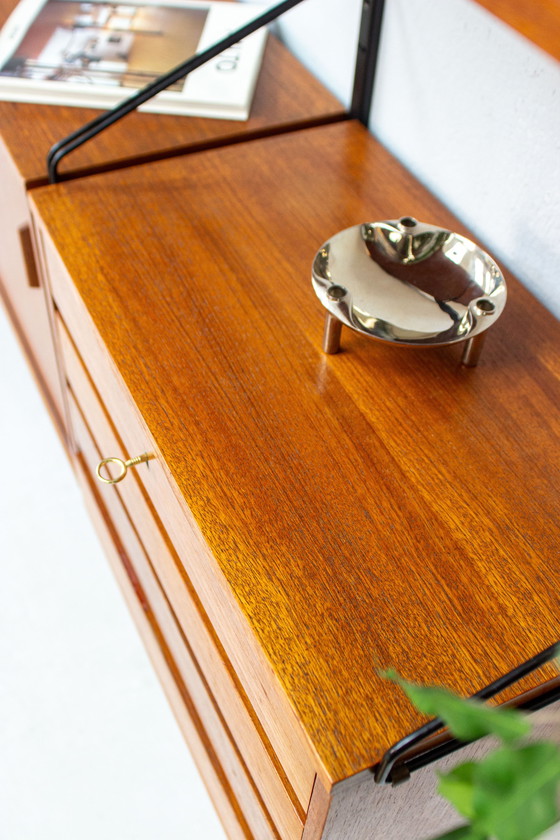 Image 1 of Wandplank String WHB Vintage Midcentury Teak