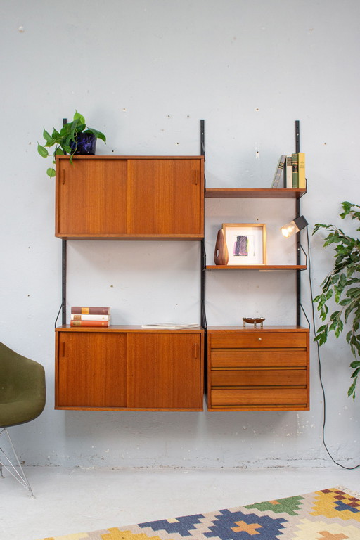 Wandplank String WHB Vintage Midcentury Teak