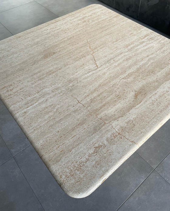 Image 1 of Vintage Travertine salontafel