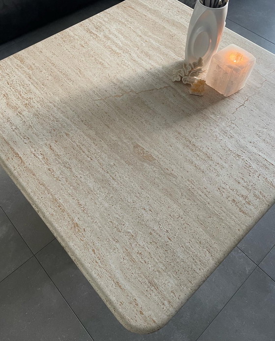 Image 1 of Vintage Travertine salontafel