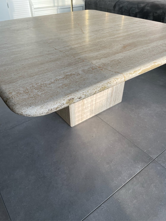 Image 1 of Vintage Travertine salontafel