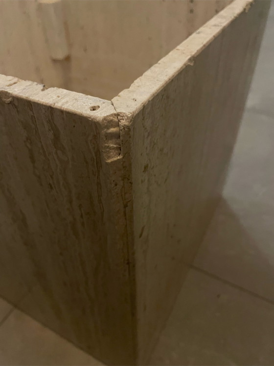 Image 1 of Vintage Travertine salontafel