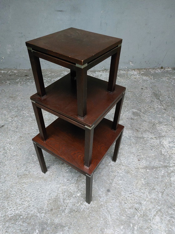 Image 1 of 3x Vintage bijzettafel