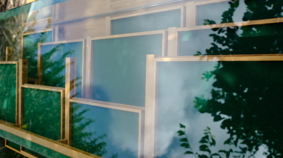 Image 1 of Vintage vitrine toonbank