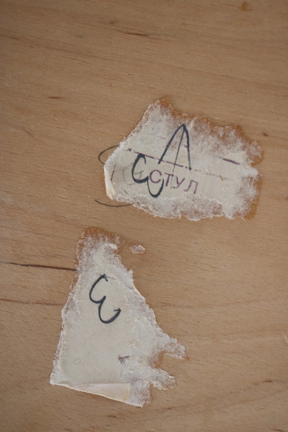 Image 1 of 4x vintage Zweedse eetkamerstoelen 