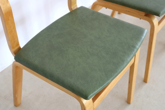 Image 1 of 4x vintage Zweedse eetkamerstoelen 