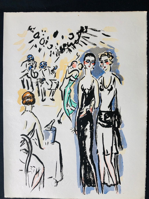 Kees van Dongen La Garconne 1925 pochoir