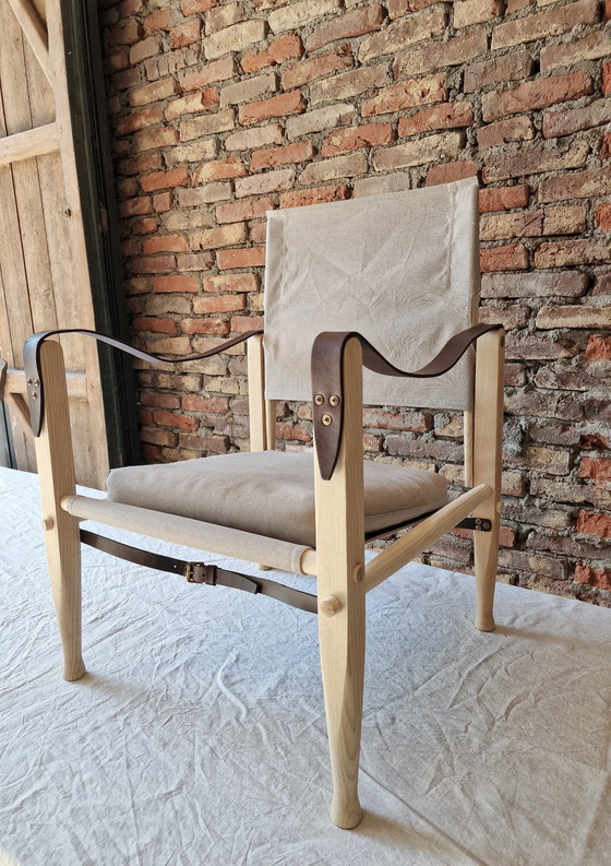 Image 1 of Kaare Klint Safari chair door Rud Rasmussen