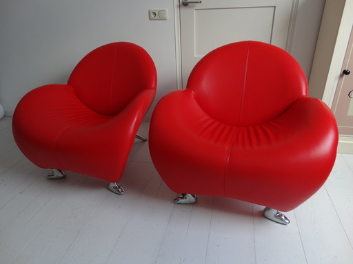 2 x Leolux Papageno fauteuil