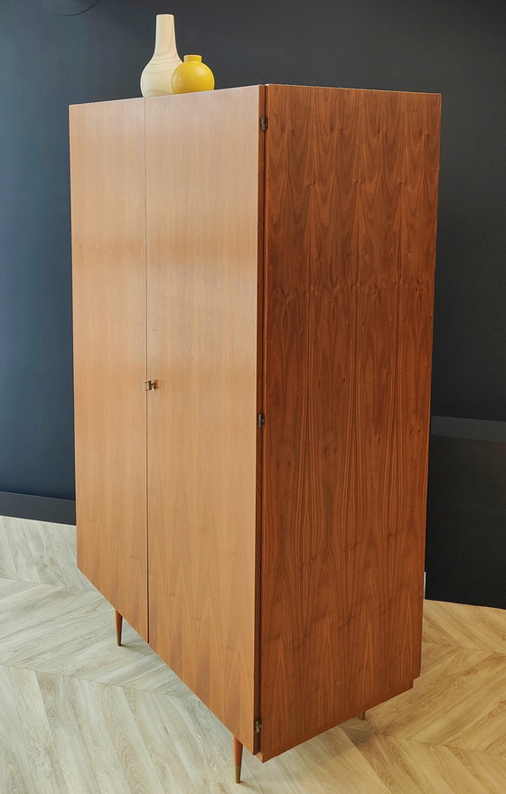 Image 1 of Mid Century kledingkast | Vintage - highboard, boekenkast