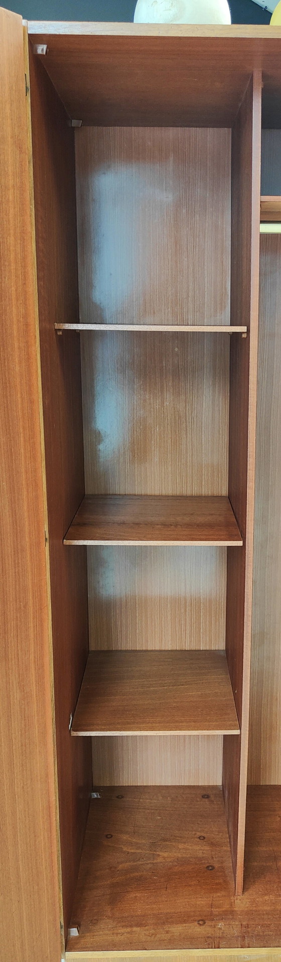 Image 1 of Mid Century kledingkast | Vintage - highboard, boekenkast