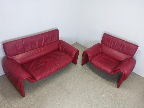 Image 1 of 2x de Sede DS 2011 fauteuil + bank