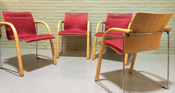 Image 1 of 4x Thonet by Ulrich Böhme S320 stoel