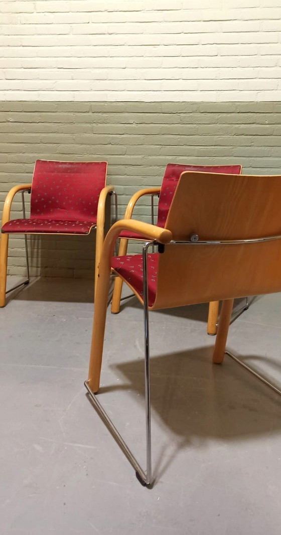 Image 1 of 4x Thonet by Ulrich Böhme S320 stoel